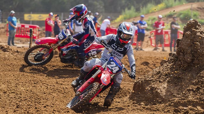 motorcyclists on the off-road