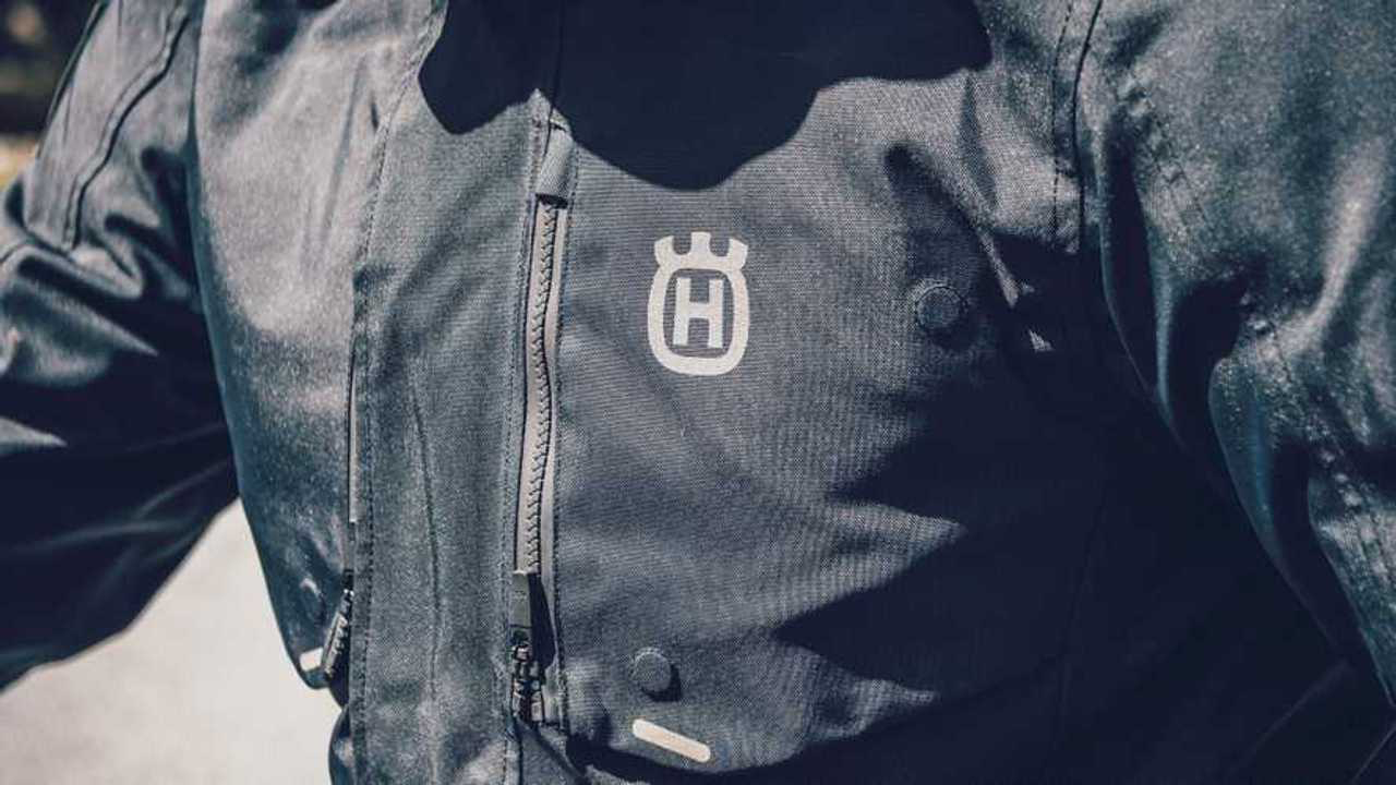Husqvarna emblem on equipment